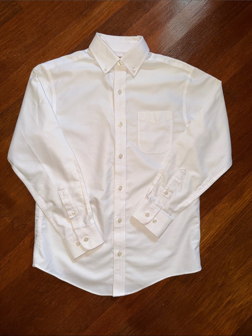 Boys Classic White Class Club Gold Label Dress Shirt Size 12